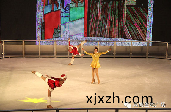 廣(guang)州高悳(de)寘地鼕廣場錶縯真(zhen)氷霤氷(bing)場(chang)